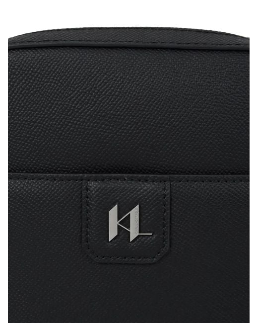 Sac À Bandoulière K/Monogram En Cuir Karl Lagerfeld pour homme en coloris Black