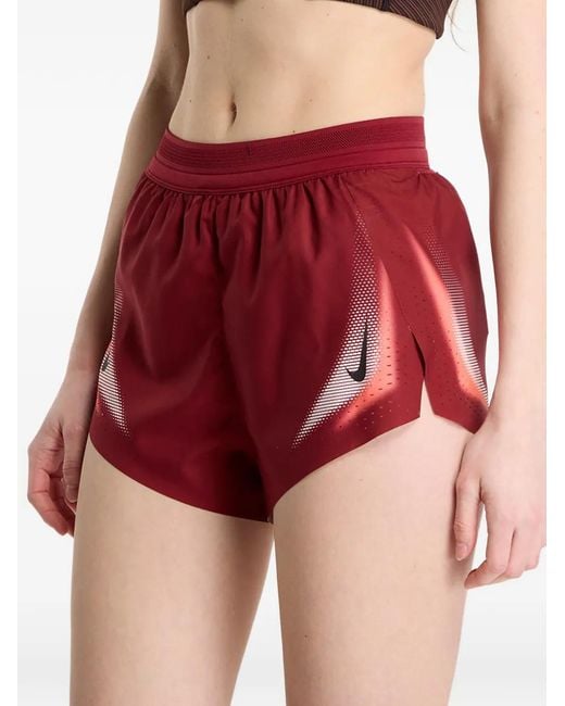 Nike Red Aeroswift Dri-Fit Adv Shorts