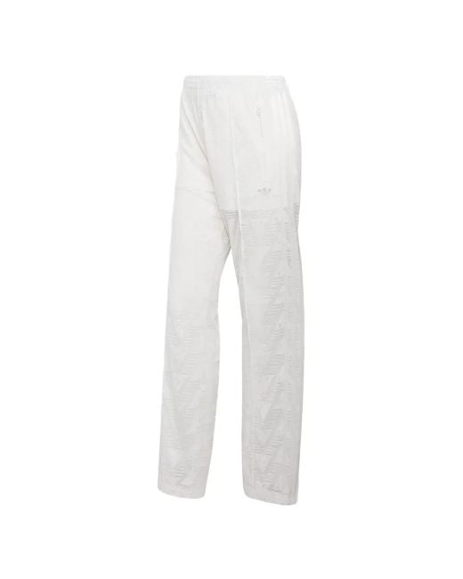 Adidas White Firebird Lace Track Pants