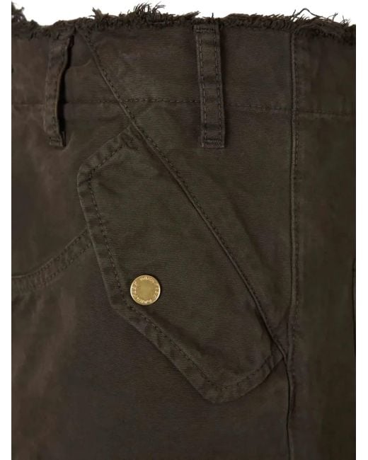 Pantaloni Rosalind Con Frange di DARKPARK in Brown