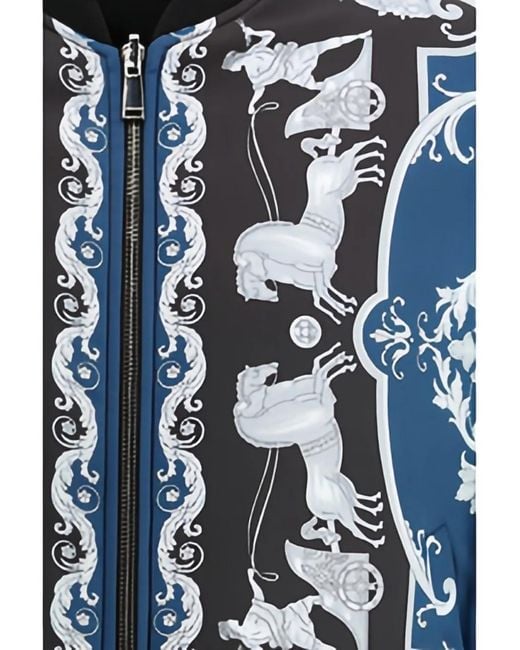 Versace Omkeerbaar Bomberjack in het Black voor heren