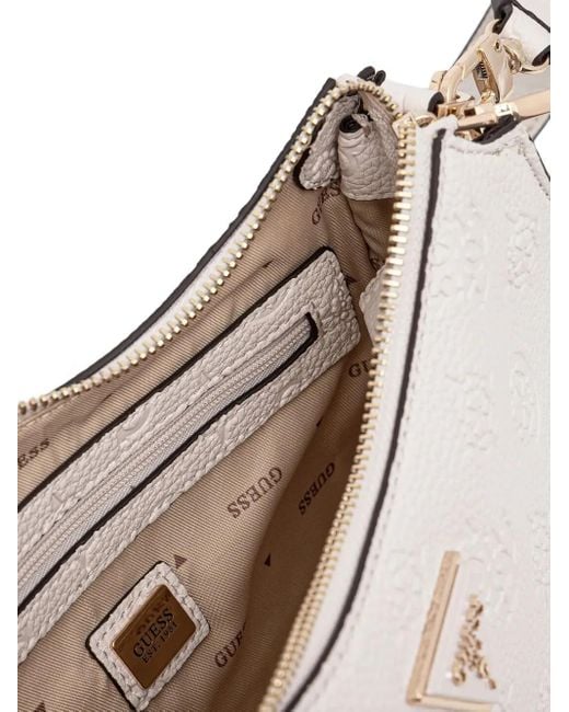 Guess White Cresidia cross body bag