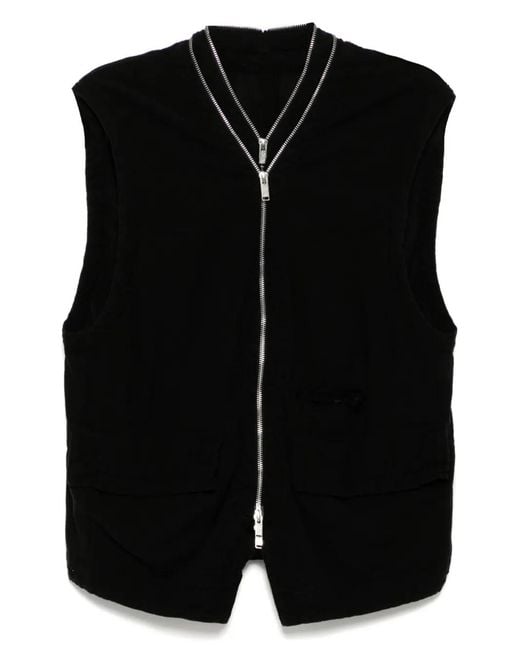 Chaleco Con Cremallera Undercover de hombre de color Black