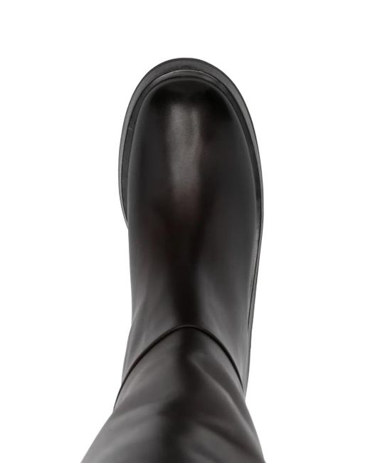 Marsèll Black 60Mm Fondello Leather Knee-High Boots
