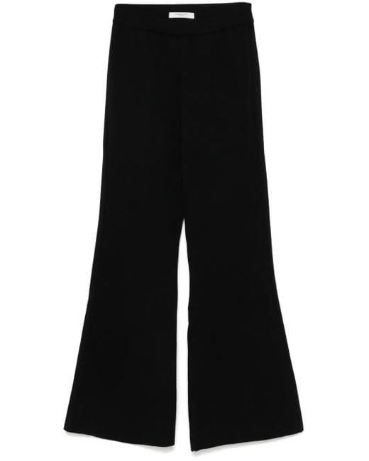 Charlott Black Flared Trousers
