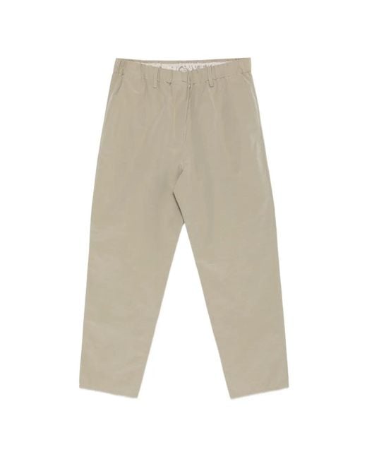 Antonelli White Elasticated-Waistband Trousers