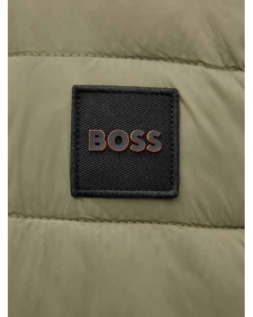 メンズ Boss キルティング ジャケット Green