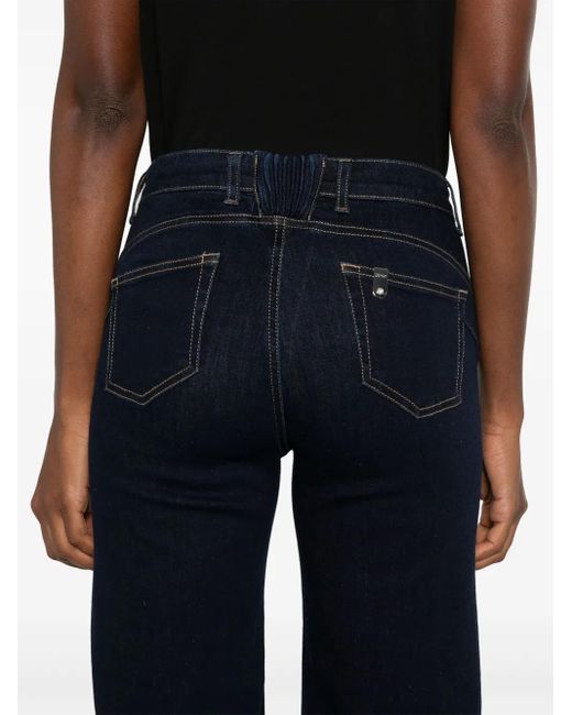 Liu Jo Blue Cotton Jeans With Elastic