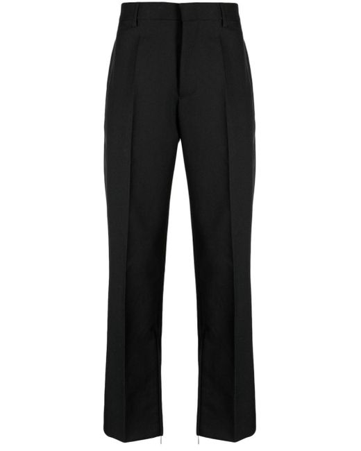 Pantaloni sartoriali con zip di Off-White c/o Virgil Abloh in Black da Uomo