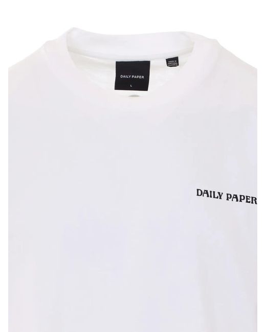 Daily Paper White Chain Print T-Shirt for men
