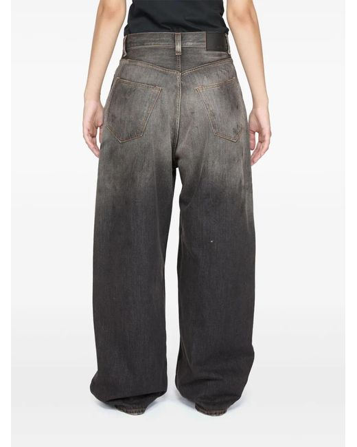 Acne Gray Super Baggy Fit Jeans
