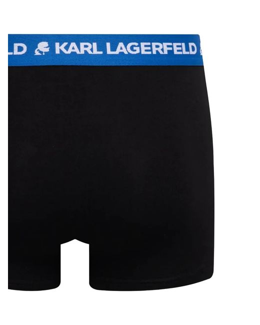 Karl Lagerfeld Black Logo-Waistband Boxers (Set Of Five)