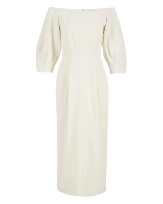 Robe Mi-Longue Majano À Épaules Dénudées Gabriela Hearst en coloris White