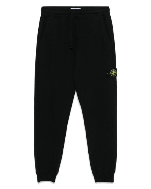 Stone Island Black Jogger Pants for men