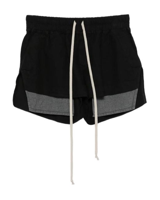 Rick Owens レディース ブラック パネル ショートパンツの通販はau PAY