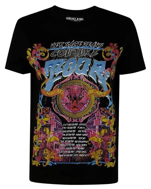 Versace Jeans Couture グラフィック Tシャツ Black