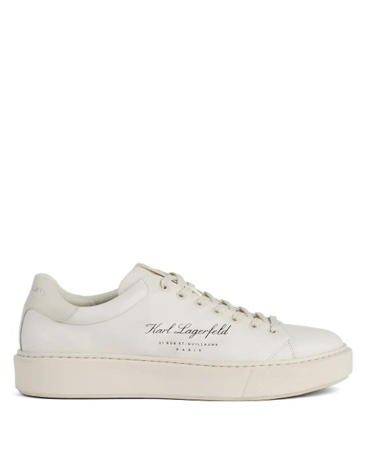 Karl Lagerfeld Maxi Kup Hotel Karl Sneakers in het White voor heren