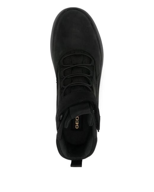 Geox Black Granito + Grip Abx Lace-Up Boots for men