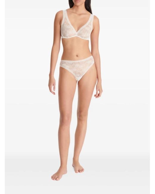 Eres White Rubellite Bra