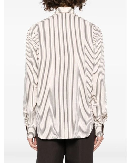 Paul Smith White Striped Shirt for men