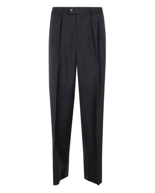 Emporio Armani Wollen Broek in het Blue voor heren