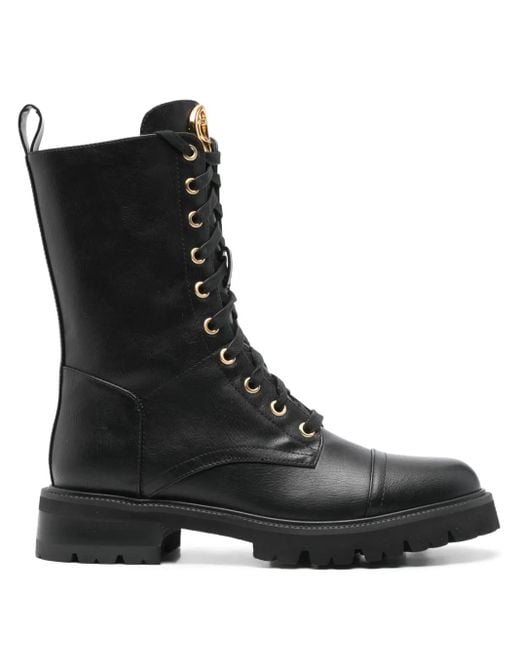 Twinset レースアップ ブーツ Black