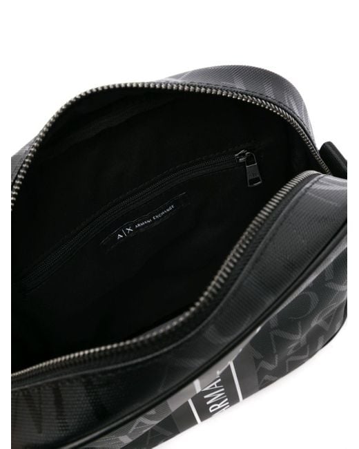 メンズ ARMANI EXCHANGE ロゴジャカード ショルダーバッグ