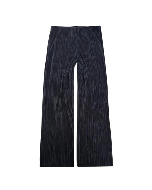 Calvin Klein Blue Pleated Trousers