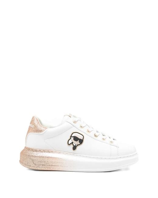 Karl Lagerfeld White Kapri Ombre Nft Lo Lace