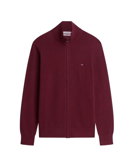 Tommy Hilfiger Logo-Embroidered Zip-Up Cardigan for men