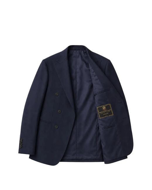 Franzese Collection Blue Beckham Double-Breasted Suit for men