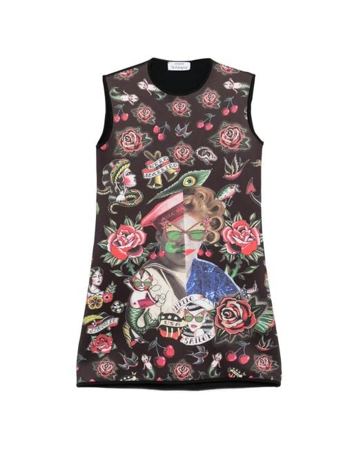 The Artistylist White Printed Mini Dress