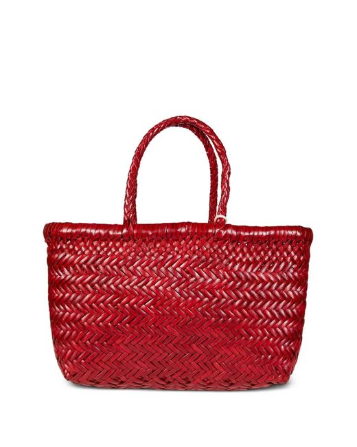 Dragon Diffusion Small Woven Tote Bag in Red | Lyst