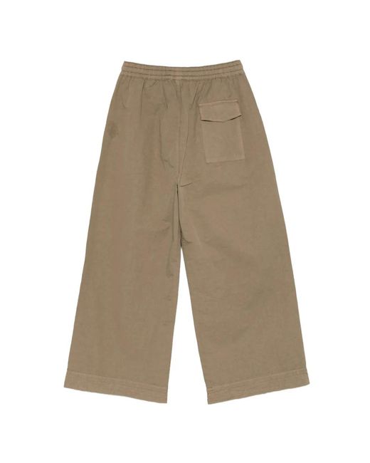 YMC White Elasticated Trousers for men