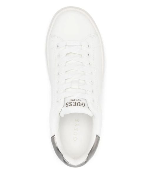 Guess White Elbina Sneakers