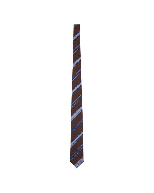 Corbata A Rayas Ferragamo de hombre de color White