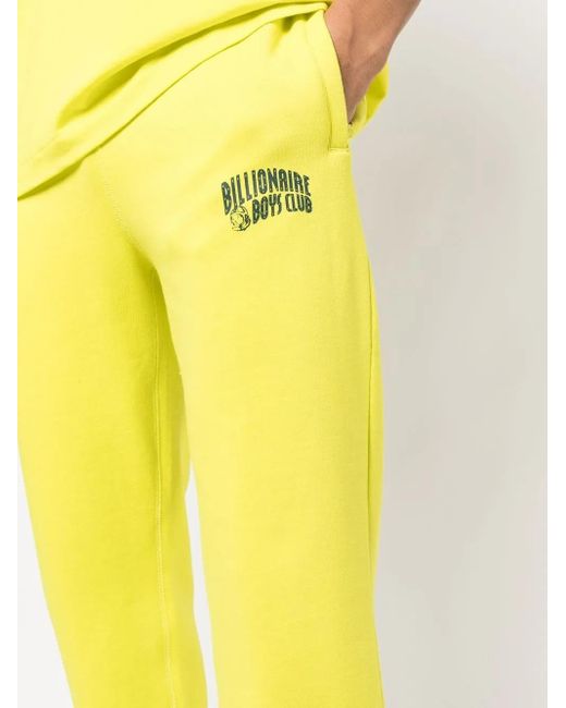 BBCICECREAM Yellow Arch Logo Track Pants for men