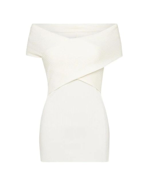 Top Python Cruzado STUDIO AMELIA de color White