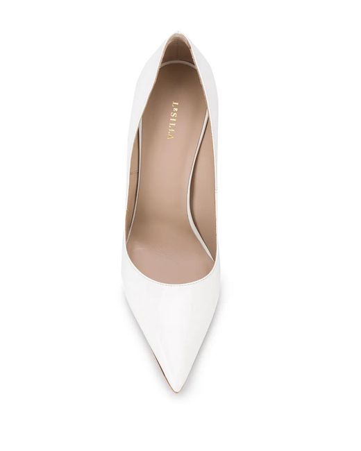 Le Silla White Eva Pumps