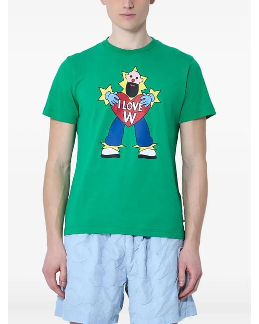 Camiseta I Love W Walter Van Beirendonck de hombre de color Green