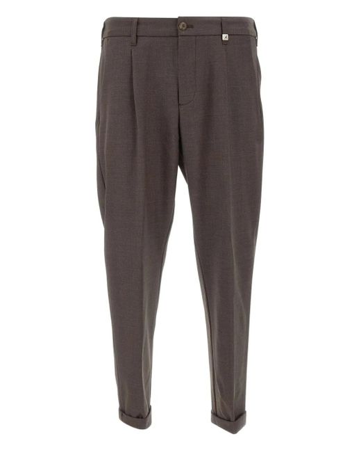 Myths Hose Mit Bundfalten in Gray für Herren