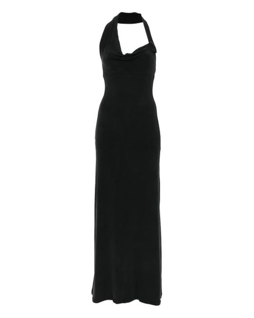 AYA MUSE Black Maxikleid mit Neckholder