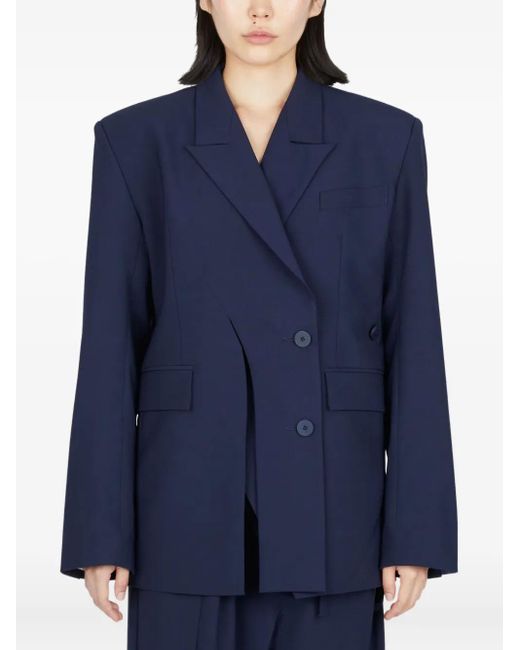 OTTOLINGER Signature Split Blazer Met Dubbele Rij Knopen in het Blue