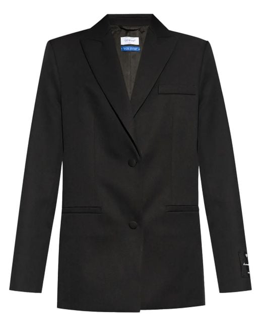 Off-White c/o Virgil Abloh Black Wool Blazer