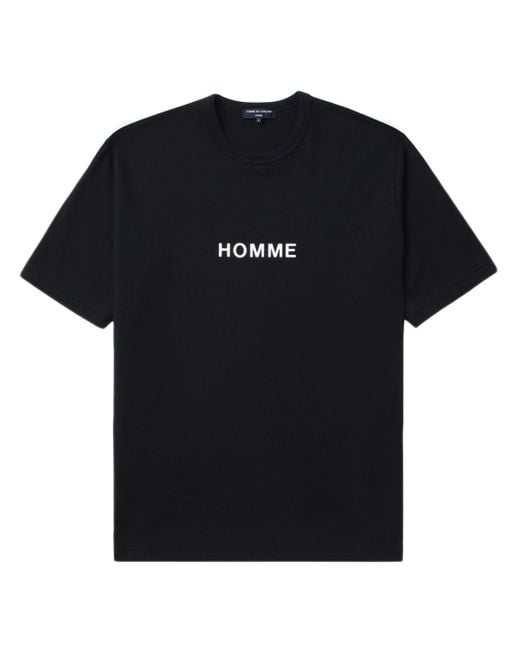 Comme des Garçons T-shirt Met Print in het Black voor heren
