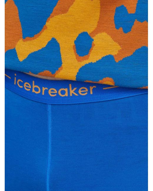 Icebreaker Blue 200 Zoneknit Logo-Waistband Leggings for men