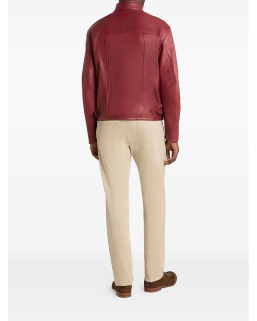 Chaqueta Con Cremallera Etro de hombre de color Red