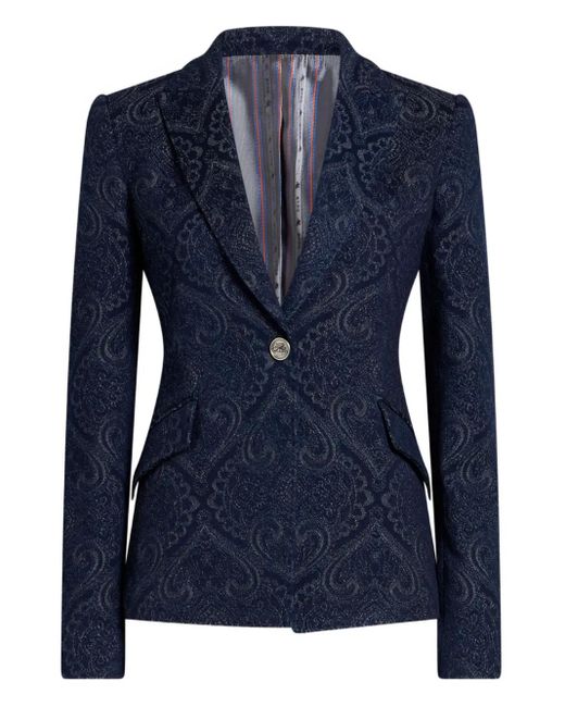 Etro Blue Denim Jacket