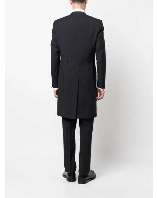 Canali Black Single-Breasted Wool-Mohair Suit for men