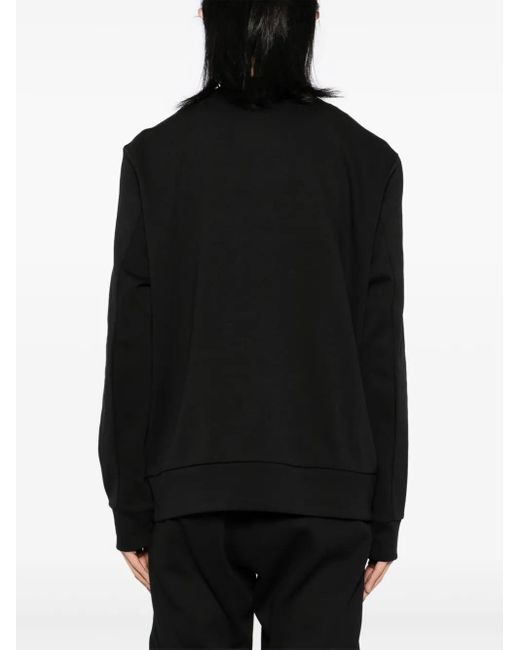 Attachment Black Cotton Hoodie for men